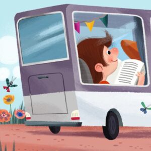 read on the bus